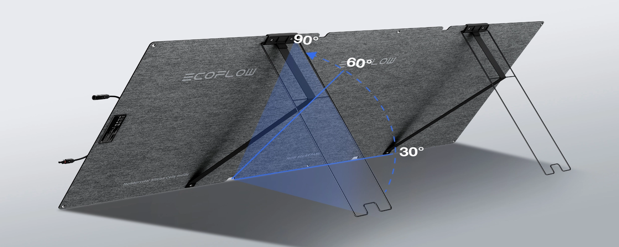 Składany panel solarny EcoFlow 160W NextGen