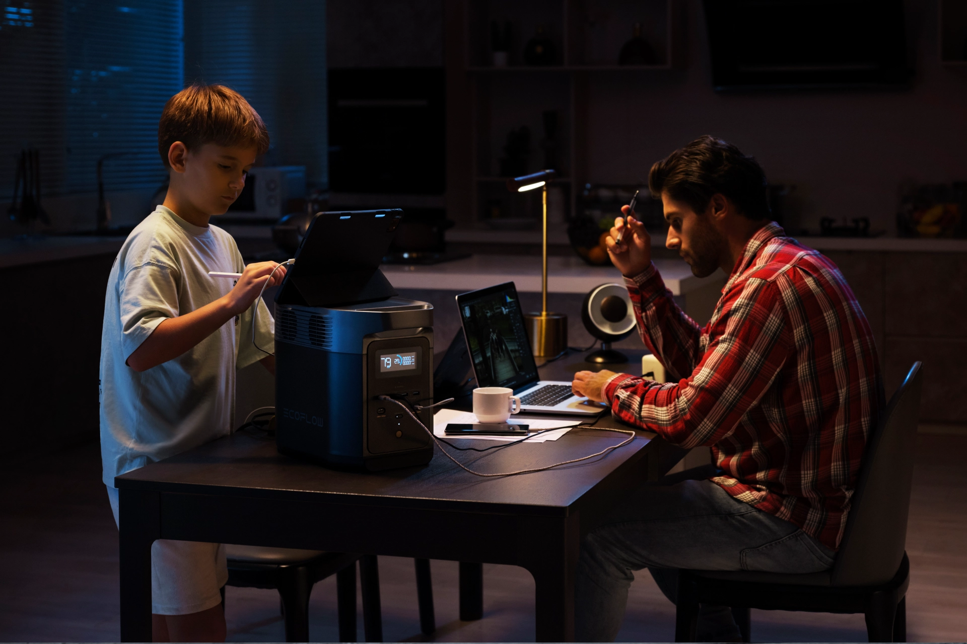 EcoFlow Delta 2 awaryjne zasilanie laptopa