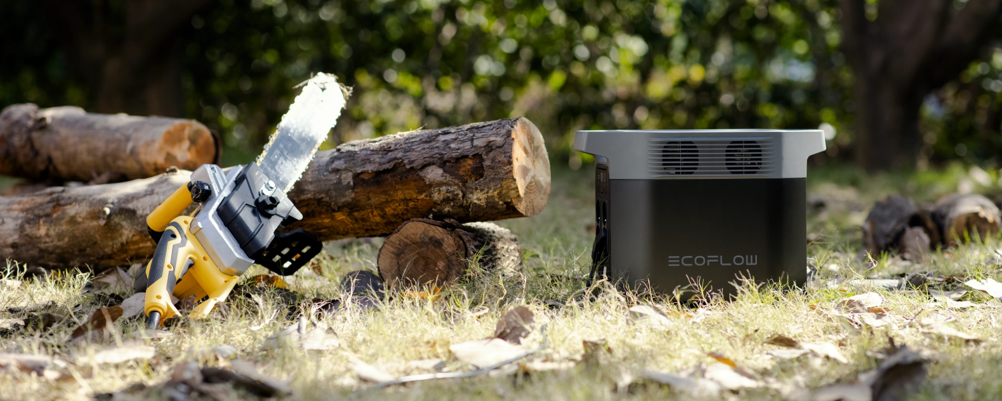 EcoFlow Delta 2 stacja zasilania do narzędzi ogrodowych