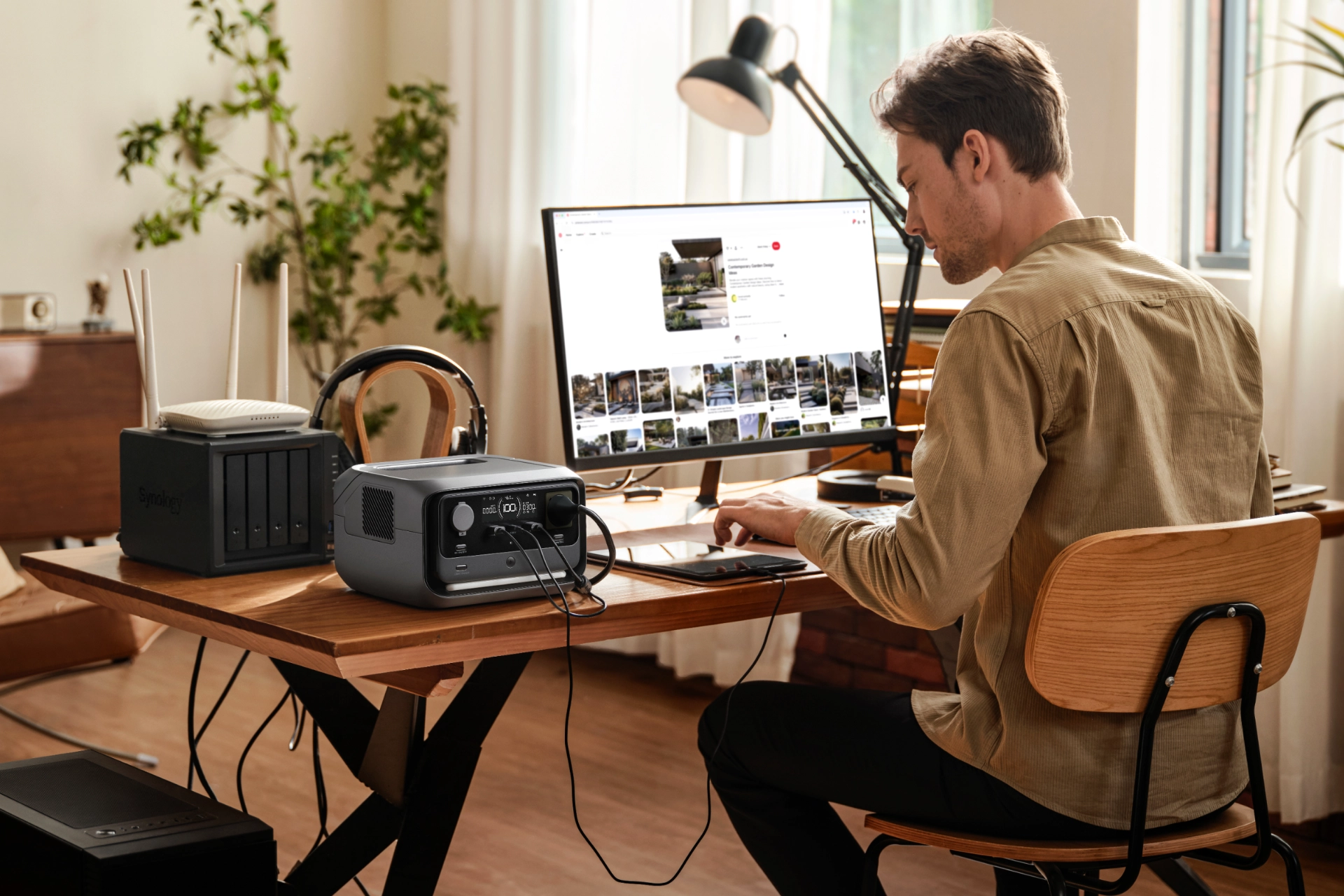 EcoFlow River 3 Plus zasilanie stacji roboczej