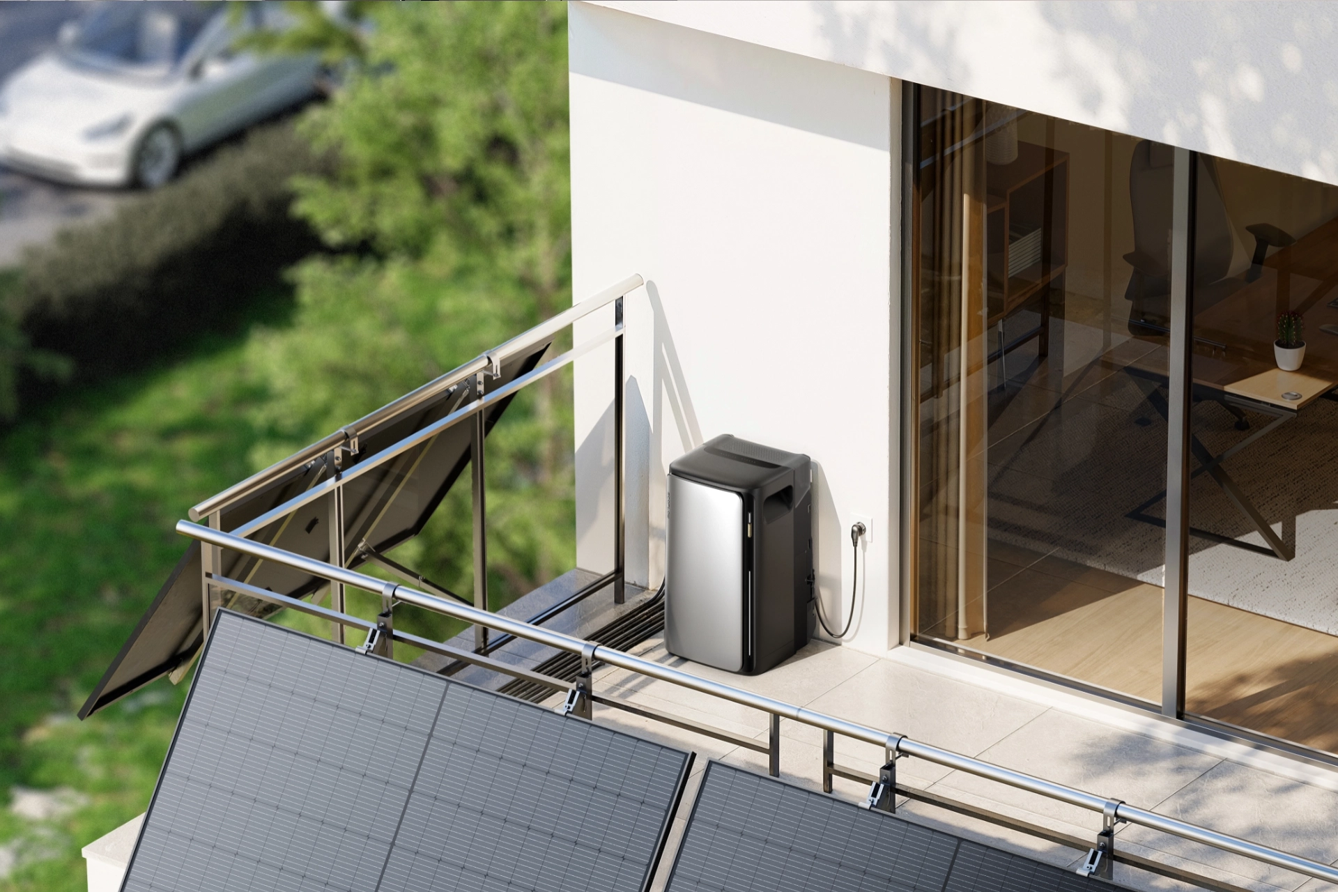 EcoFlow Stream ULTRA magazyn energii na balkon