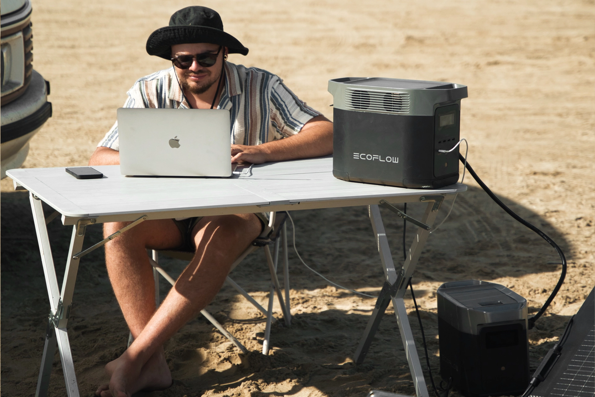 Dodatkowa bateria do EcoFlow Delta 2 zasilanie laptopa przez wiele godzin