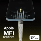 Scosche StrikeLine™ HD Premium kabel USB-C® - Lightning® 1,2 metra