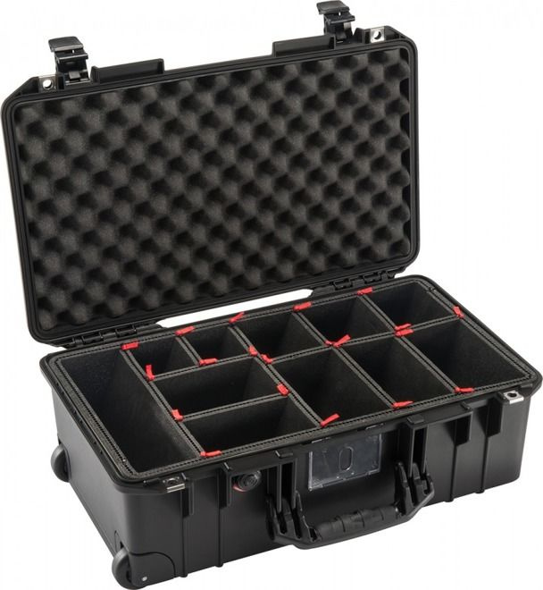 Peli Air 1535 z przegródkami Trekpak, wodoodporna, pancerna skrzynia transportowa