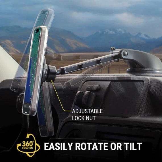 Scosche MagicMount™ Select MS uchwyt magnetyczny kompatybilny z MagSafe i płytką metalową Scosche MAGICPLATE do tabletów / telefonów