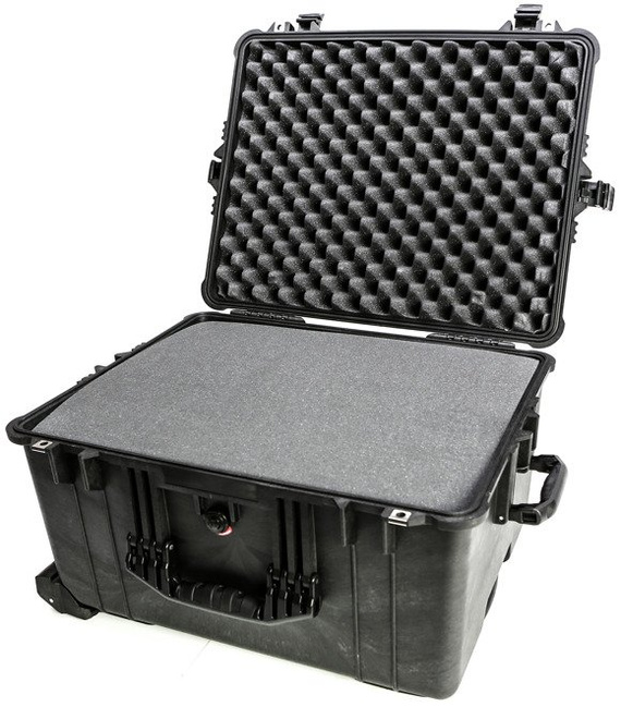 Peli 1620 z gąbką - wodoodporna, pancerna skrzynia transportowa