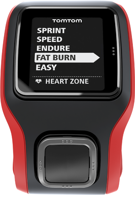 Zegarek GPS TomTom MULTISPORT CARDIO kolor czerwono-czarny