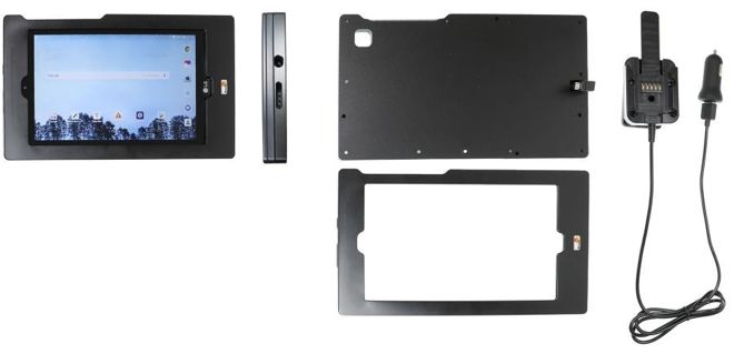 Brodit ochronna obudowa aktywna w wersji z kablem USB i ładowarką samochodową do LG G Pad F2 8.0 z systemem adaptacyjnym Active MultiMoveClip 