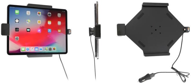 Uchwyt aktywny z kablem USB oraz blokadą sprężynową do Apple iPad Pro 12.9 2020 (A2069, A2232, A2229)