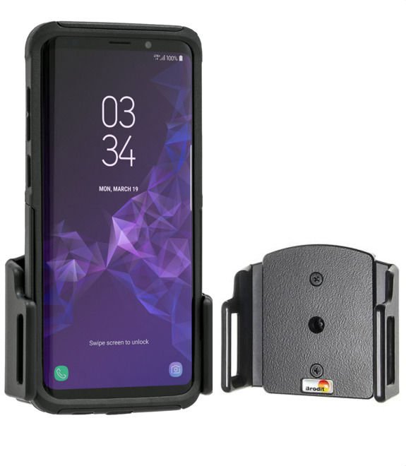 Uchwyt uniwersalny regulowany do smartfonów bez futerału oraz w futerale lub etui o wymiarach: 62-77 mm (szer.), 12-16 mm (grubość)