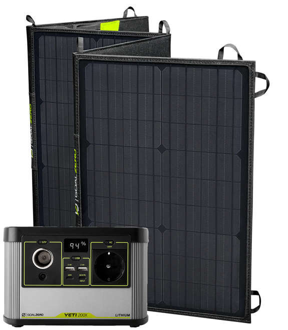 Zestaw solarny Yeti 200X Lithium EU universal version + Nomad 100