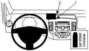 Brodit ProClip uchwyt do Nissan NV200 15-23