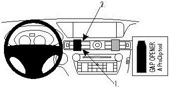 ProClip do Lexus Seria GS 13-20