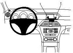 ProClip do Mercedes Benz C Klasa (180-320) 11-14