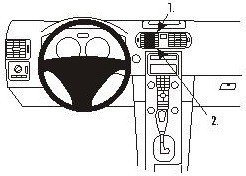 ProClip do Volvo C70 06-15