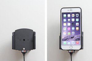 Uchwyt aktywny z kablem USB do Apple iPhone Xs w cienkim futerale