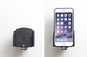 Uchwyt do Apple iPhone Xs Max w cienkim futerale z możliwością wpięcia kabla lightning USB