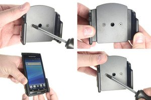 Uchwyt uniwersalny regulowany do telefonu Xiaomi Redmi 5 Plus futerału oraz w futerale lub etui o wymiarach: 62-77 mm (szer.), 6-10 mm (grubość).